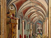 GG 33 re. Flügel  GG 33, Niedersächsisch, 1506, Flügelaltar aus dem Braunschweiger Dom, Innenflügel rechts: Messe des Hl. Gregor, Holz, ca. 174 x 87 cm